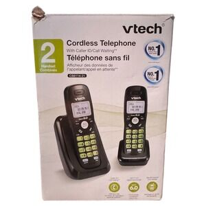 VTech CS6114-21 Cordless Telephone 2 Handsets Caller ID/Call‎ Waiting OPEN BOX